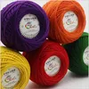 100% cotton pearl thread for crochet / lace thread