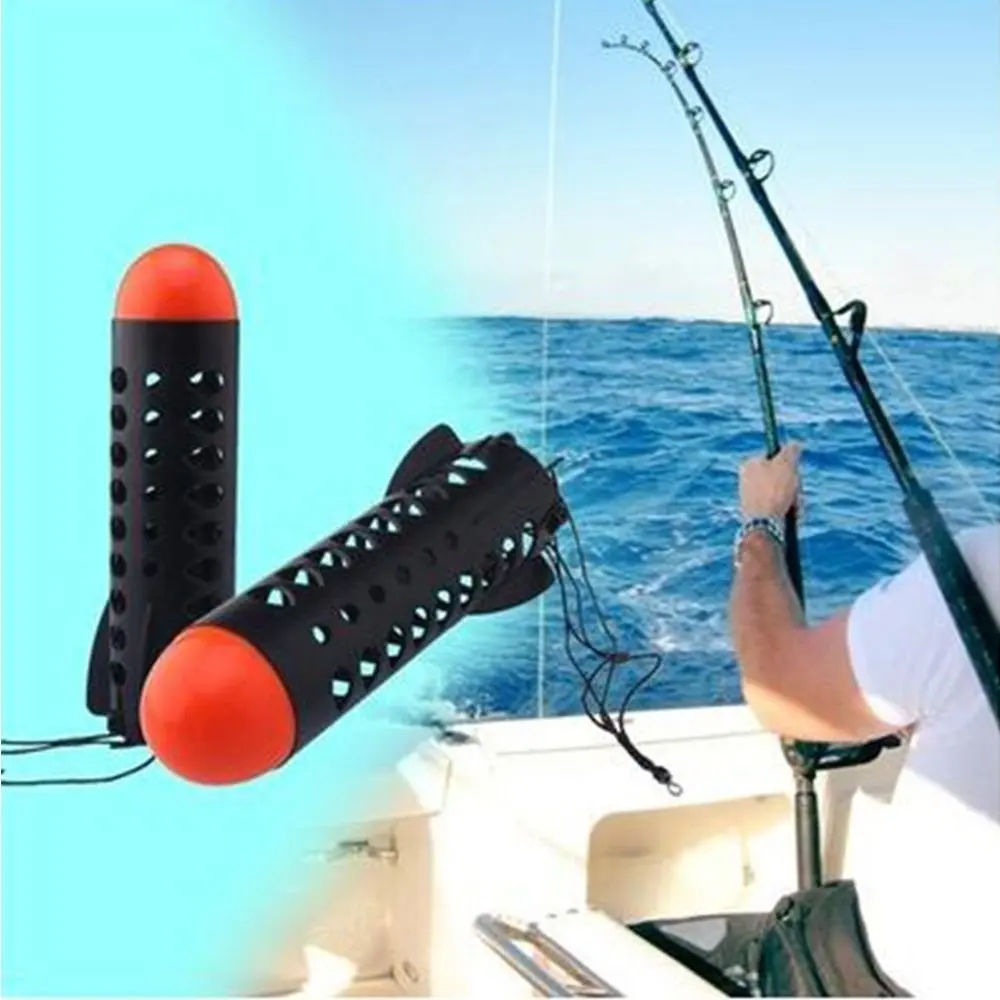 Amapower Black Orange Feeder Float Feeder Float Bait Holder Maker Tackle Tool Carp Rockets Fishing Feeders Large Spod Fishing Tackle Feeders Pellet Fish Tackle Tool