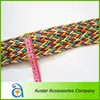 Wholesale colorful shoe woven braided strip,shoe strap