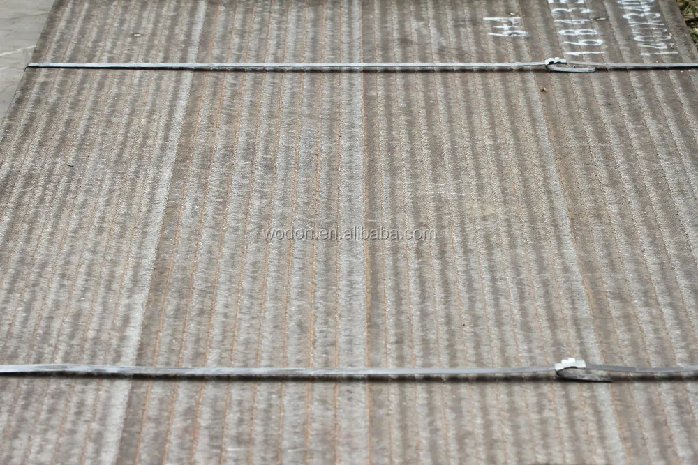 WODON manufactured bimetallic wear plate with abrasion impact and heat resistance