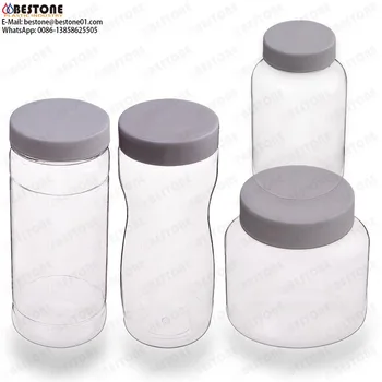 plastic herb jars