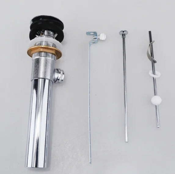 Upc Basin Waste Drainer Bathroom Faucet Vanity Sink Metal Pop Up Drain