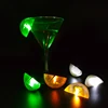 Bar ornament custom logo LED flashing lemon ice cube