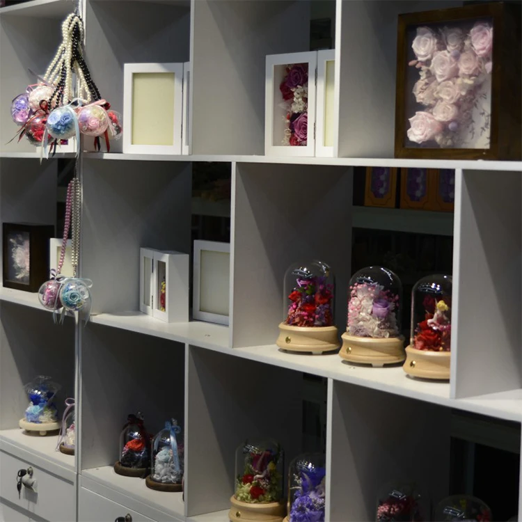 Best Gift Everlasting Real Preserved  Roses Flower With Jewelry Drawer Gift Box