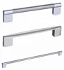 Modern metal U shape Bright Chrome zinc plating kitchen cabinet handle