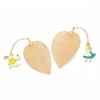 Arrival Rabbit Watch Leaf Shaped Paper Bookmark For Best Gifts School Office Supplies