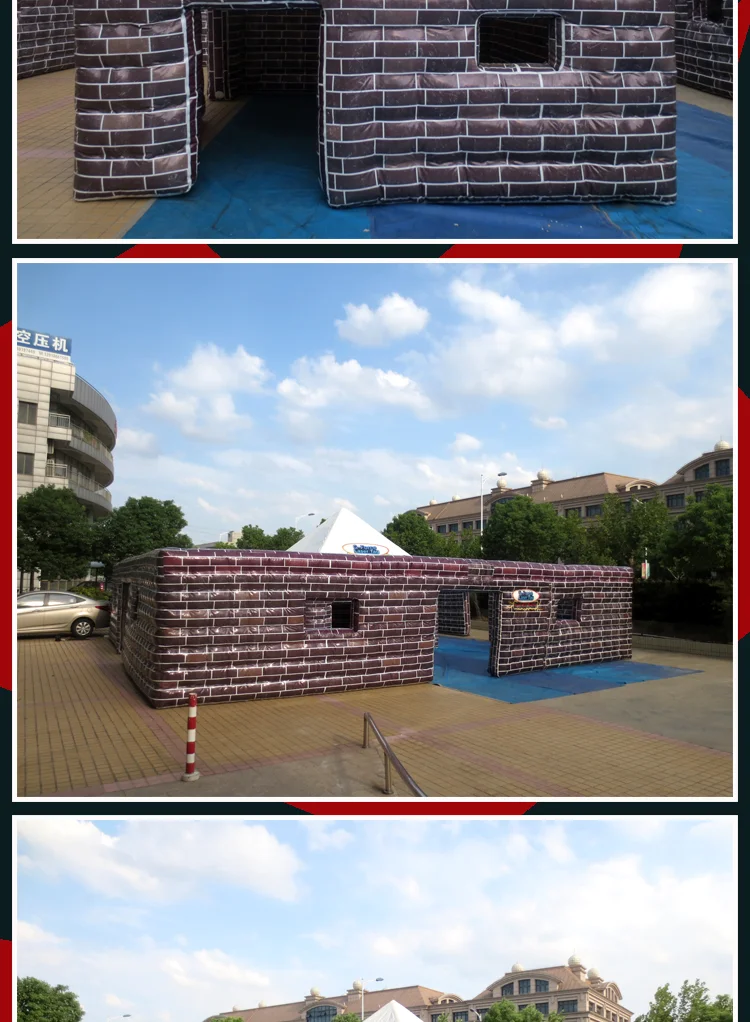 Cheap Inflatable Speedball Air Bunker / Air Pvc Barrier / Inflatable