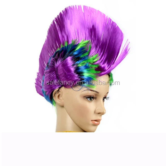 high quality purple wig