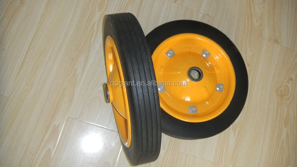 13x3 solid rubber wheel for wheelbarrow