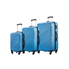 Chinese Factory Multiple Color 3 Pcs ABS Suitcase Luggage Set