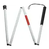 Blind aluminum walking Cane, Walking Stick, foldable, telescopic, rolling tip