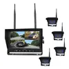 Heavy Duty Truck 2.4GHZ Digital Night Vision Wireless Backup Camera With 4 Video In Quad View Wireless 9" Car Monitor