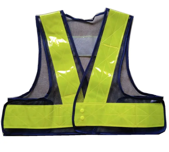 Fluorescent Industrial Vest Construction Safety Vest For Protection ...