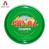 Factory Custom Printed Round Metal Bar Trays Antique Tin Serving Trays For Beer