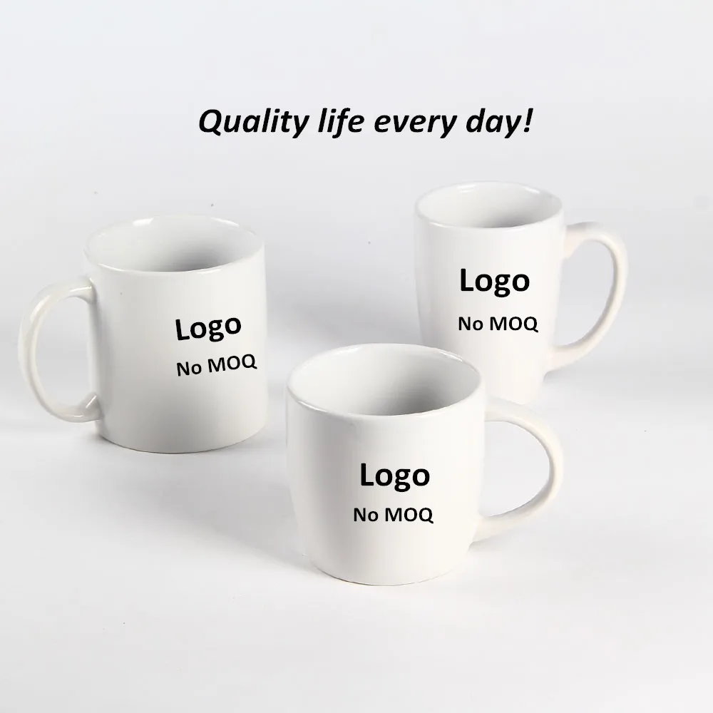 No Minimum Mug Manufactures Customized Blank Promotional Ceramic Coffee