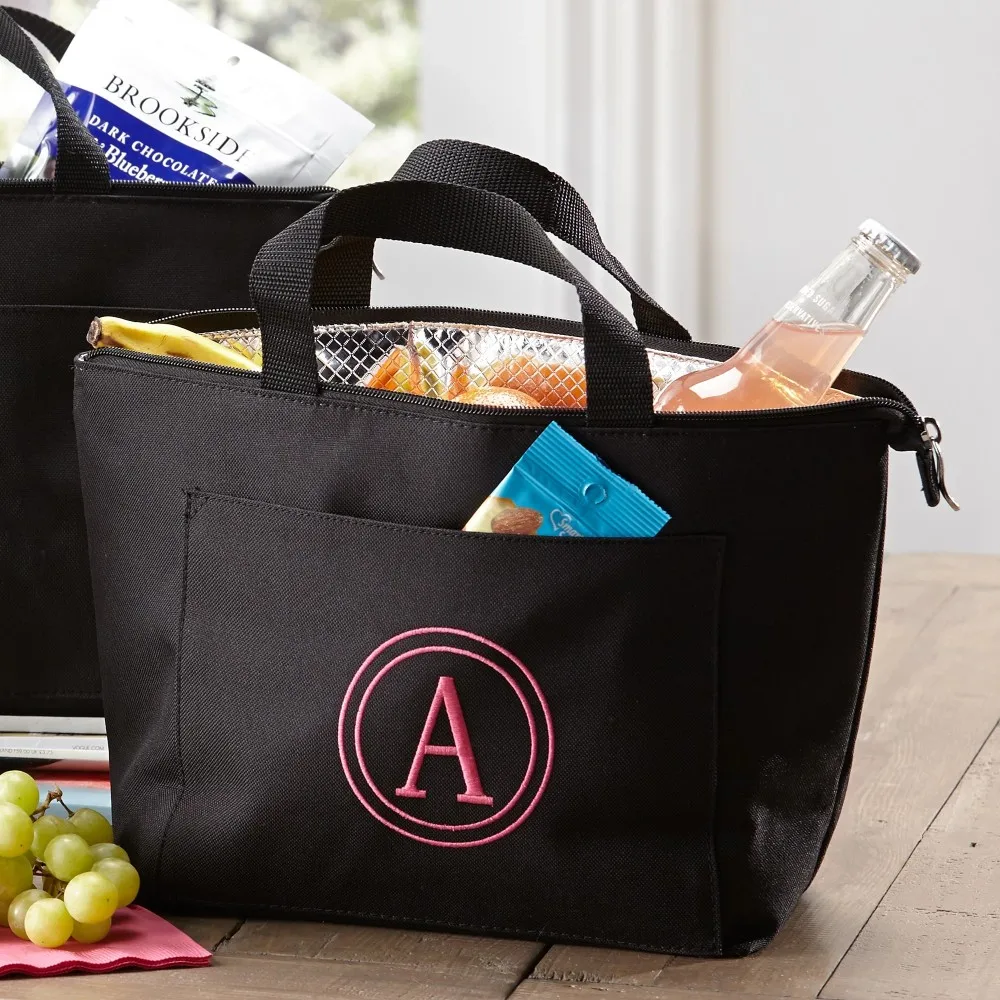 high quality stylish insulated lunch tote bag with custom logo