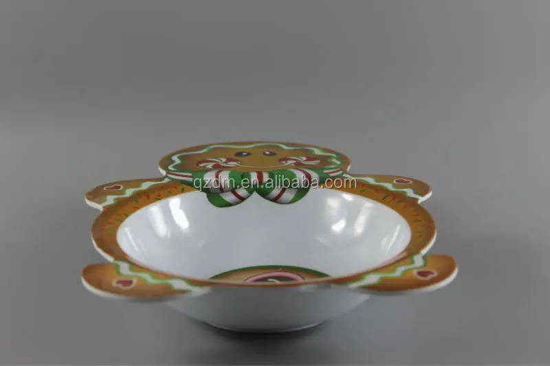 Bear Shape Melamine Bowl For Christmas