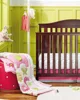 hot sales pink bird girl baby crib bedding set cot bedlinen baby comforter set