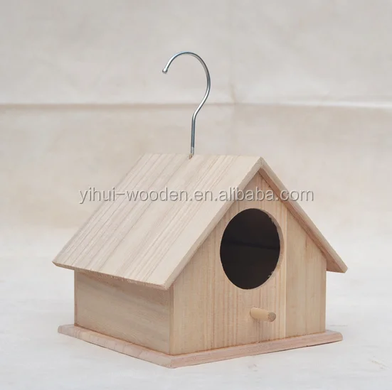 small wooden bird cage