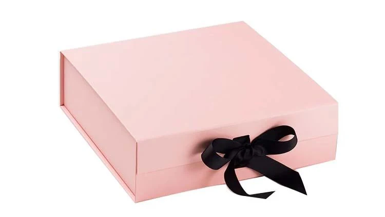 Pink White Black Customized Logo Luxury Clothing Packaging Boxes With ...