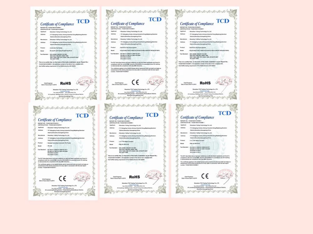 2016 high quality underground black waterproof electronic dog fence