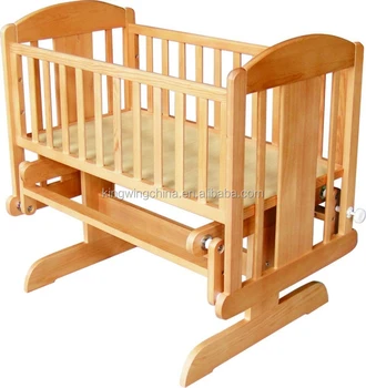 Wooden Baby Crib Baby Glider Crib