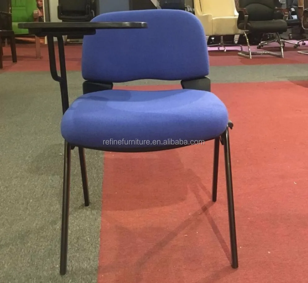 Hot Sales Stackable Fabric University Lecture Chairs With Writing