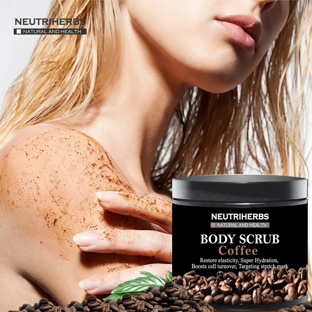 Neutriherbs The Best Organic Coffee Scrub 100 Natural Coffee & Coconut Oil Face Body Cleanising