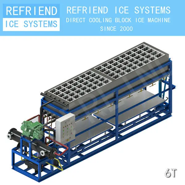 6t Direct Cooling Aluminium Evaporator Ice Block Plant Buy Ice Block