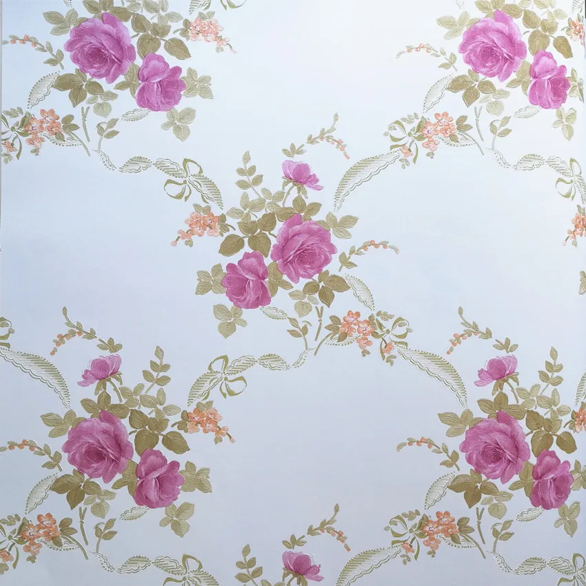 花デザインpvcウォールペーパー美しいローズフラワー壁紙 Buy 美しいローズ花の壁紙 塩ビ壁紙 花の壁の紙 Product On Alibaba Com