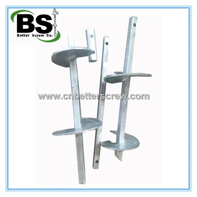 Round Tubular Helical Anchor for Basement Foundation
