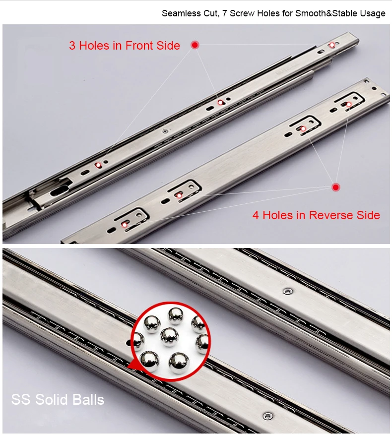 Hafele Vender 3fold Full Extension Ball Bearing Drawer Slide Buy Drawer Slide,Ball Bearing