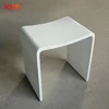 New Design Black Artificial Stone Shop Shower Sanitary Ware Bathroom Vanity Counter Bar Stool