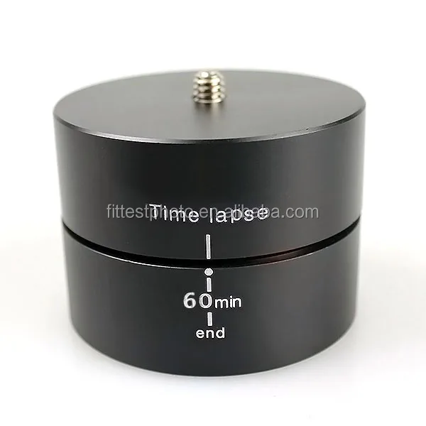 Time Lapse 2kg Max Load 360degree 60 minutes panning rotating Stabilizer Tripod FITTESTPHOTO for Go Pro accessories