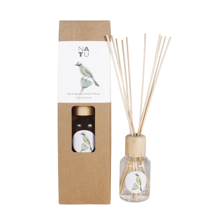 Ecofriendly Wholesale Glass Bottle Aroma Scented Essential Oil Reed