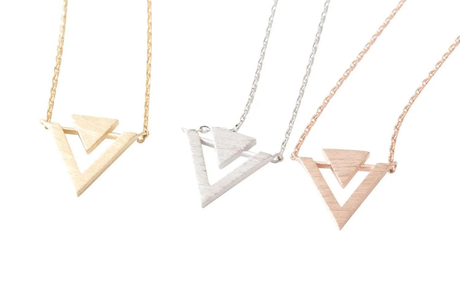 Unique Triangle Necklace-jz , triangle jewelry, triangle necklace, triangle shape jewelry, triangle shape necklace, triangle jewellry, geometric jewel