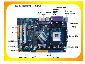 Intel Xeon Combo With 865 Motherboard 
