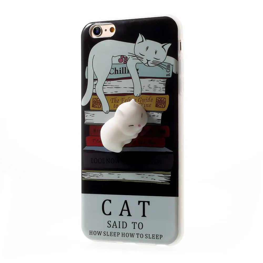 Hot Design Squishy Animal Toys Custom 3d Silicone Nail Finger Pinch Cat  Phone Case For Iphone 6 7 Plus - Buy Squishy Phone Case,Custom Silicone  Phone 