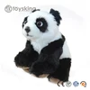 Cute panda bear stuffed toys for girls yellow plus black colours for gifts promotion new designs 2018 panda