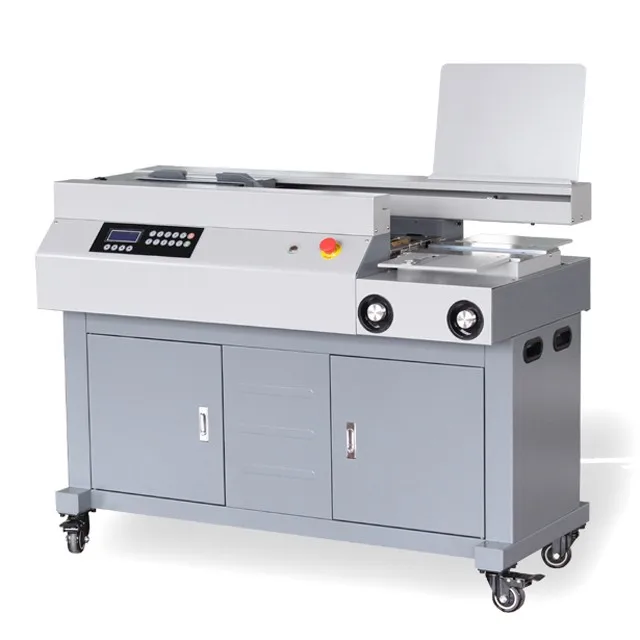 [2 Year Warranty] S60a4 No Moq Auto Perfect Binder Machine Eva Hot Melt Glue Binding Machine A4
