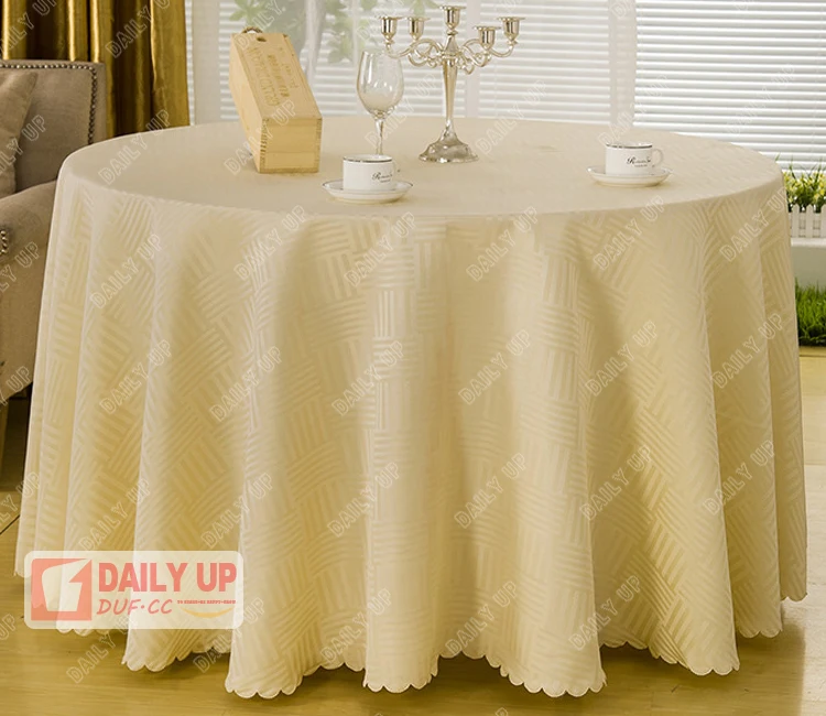 Polyester Plain Table Cloth Mit-Colour Cheap Round Table Cover Hotel Overlay Restaurant Table Cover