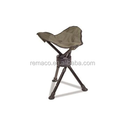 Folding Portable Hunting Stool Triangle Chair Triangle Stool 360