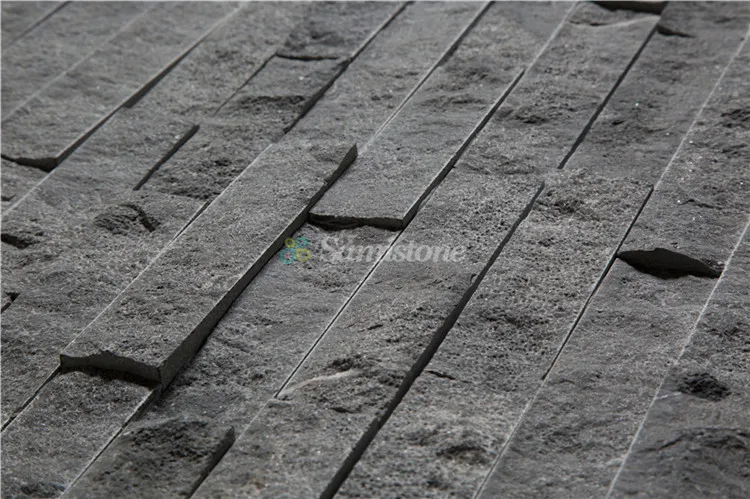 Samistone Stone Wall Cladding Blue Limestone Decorative Outdoor Stone Wall Tiles