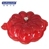 Fruit Shape Enamel Coating Cast Iron Pot /Special Shaped Cast Iron Cookware