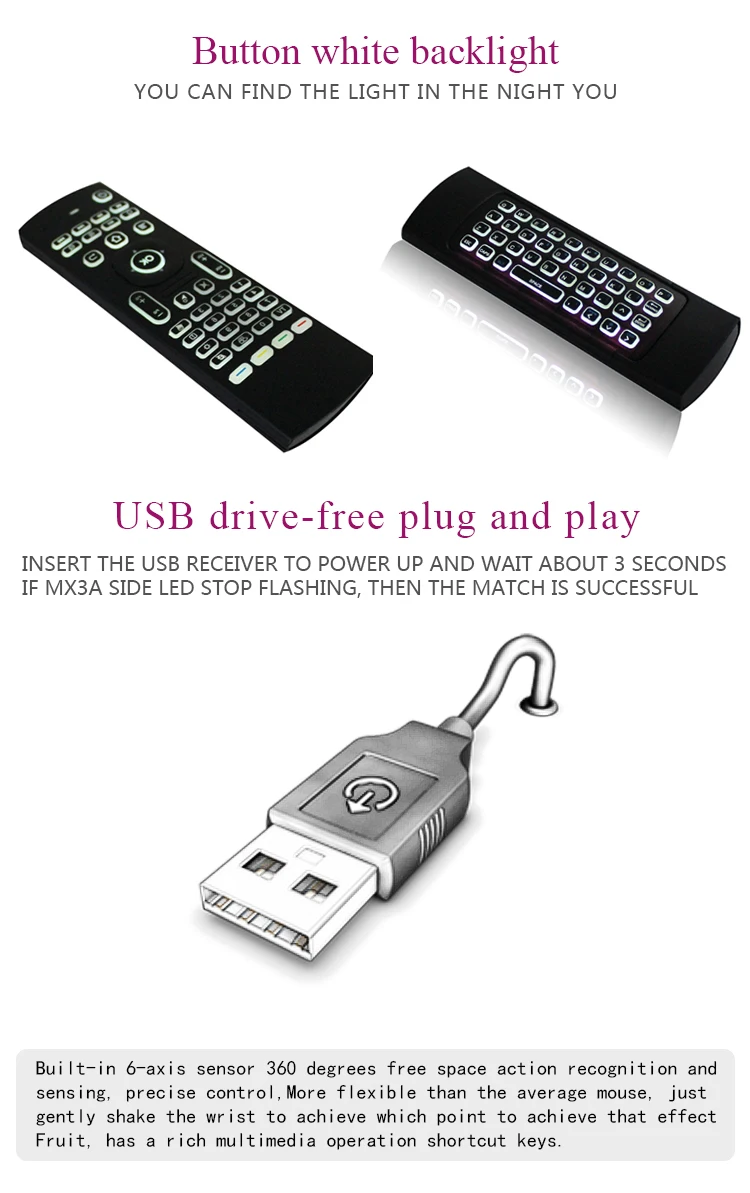 Super General Tv Remote Control With 7 Light Color For Random Selection