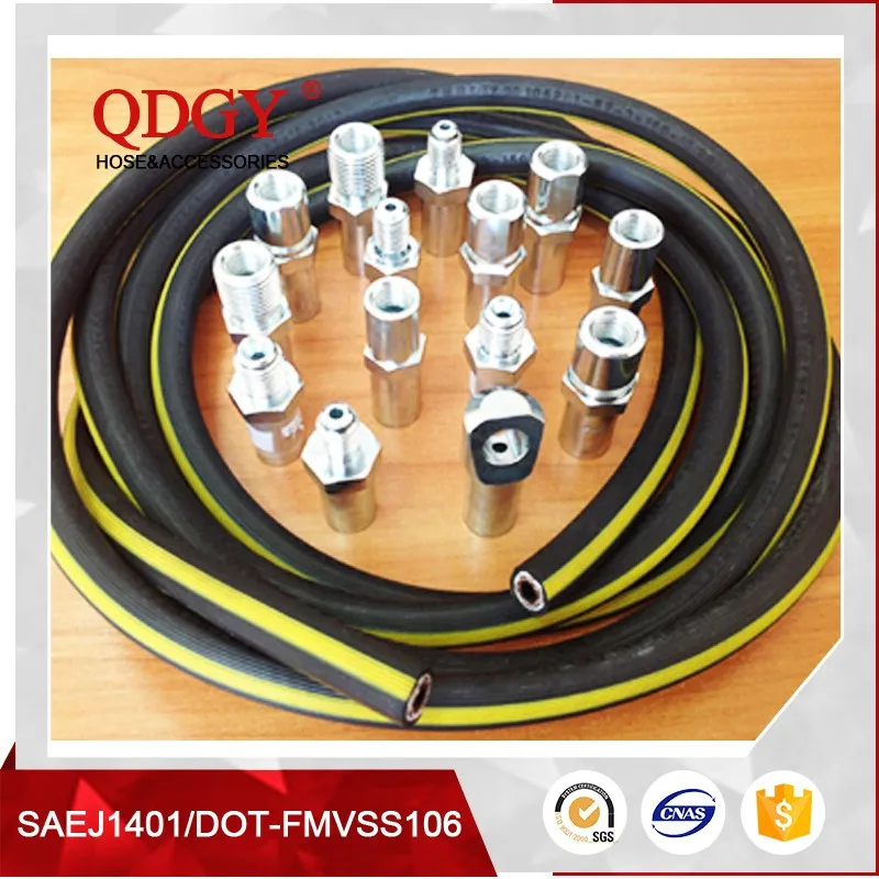 Dot Sae J 1401 Industrial Rubber Air Brake/fuel Oil Hose And Hydraulic