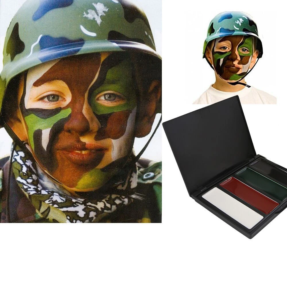 Face Painting Supplies Wholesale 4 Colors Camo Face Paint Kit - Buy Face  Painting,Face Painting Kit,Face Painting Supplies Wholesale Product on  Alibaba.com