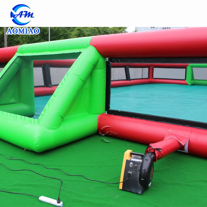 Hot Sale Inflatable Soap Football/Soccer Field Giant football pitch