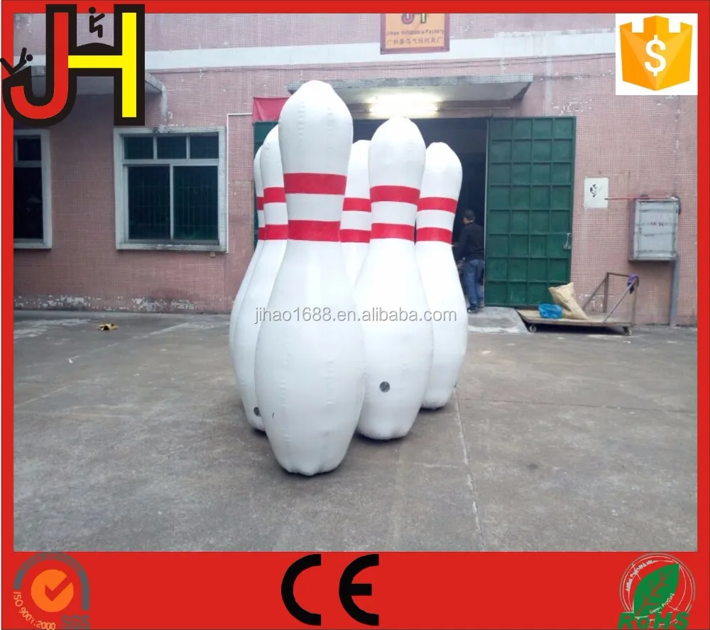 jumbo inflatable bowling set