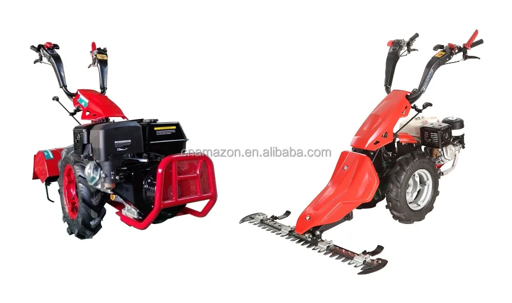 
HONGYUE two wheel walking tractor with tiller/cultivator/sickle bar mower/grass cutter 